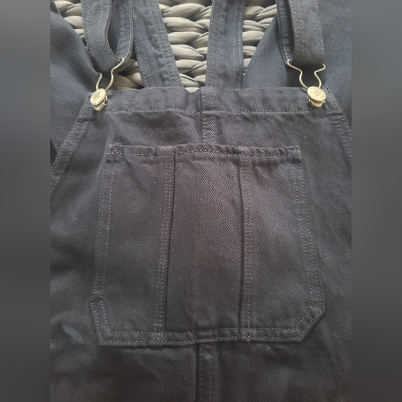 Dark blue denim overalls Lucky Brand- size M - Picture 2 of 5